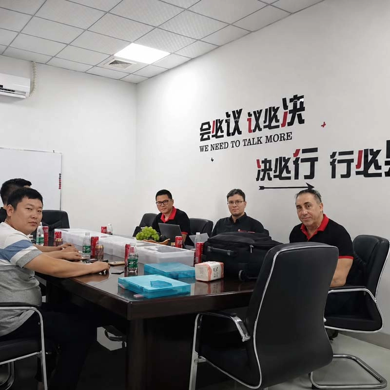 Customer factory meeting
