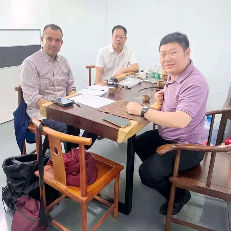 Italian customer factory visit